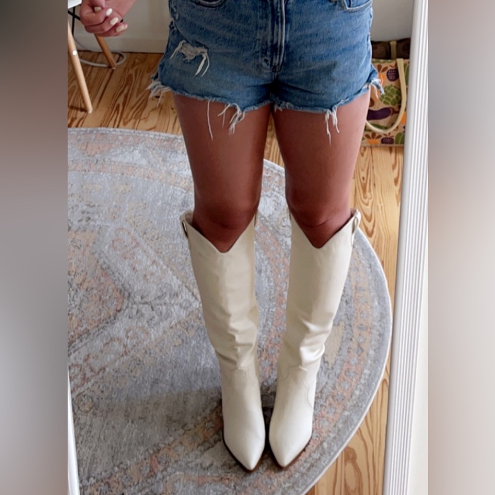 White Cowboy Boots